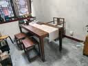 木居思维简约中式老榆木书桌家用全实木大画案长条书法专用桌单人办公桌子 北榆木书桌：120*70*75cm 实拍图