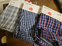 三枪（THREEGUN）男内裤透气纯棉阿罗裤全棉男士内裤格纹色织宽松内裤平角裤 3条装 绅蓝+白线+红藏格 纯棉色织 3条 2XL （150-170斤） 实拍图