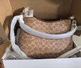 蔻驰（COACH）【品牌直供】女士LAUREL31中号手提单肩斜挎流浪包卡其棕色CV975 实拍图