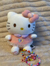 Hello Kitty正版凯蒂猫公仔玩偶毛绒玩具布娃娃靠垫抱枕 裙装蝴蝶款23cm 实拍图
