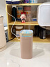 ZXJIEN加湿器迷你 办公室桌面小型车载净化器卧室家用轻音USB便捷双喷加湿器七彩火焰加湿器 【淡粉咖】600ml容量/双喷大雾量/Type-c 实拍图