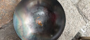洽硕传统老式章炒菜铁锅圆底无涂层物理不粘锅炒锅家用大勺燃气灶锅具 34cm单锅+铲+盖（已开锅） 34cm 实拍图