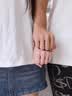 BOEAY莫比乌斯情侣对戒情侣款纯银999戒指情侣一对男女士款结婚送女友 【免费刻字】999银莫比乌斯情侣对戒 实拍图