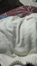 玺物半高领毛衣男春秋冬季加绒加厚套头线衣潮牌宽松打底针织衫外套 白色 M -建议80-100斤左右 实拍图