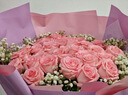 花递鲜花速递33朵玫瑰花束生日礼物送女朋友求婚表白同城配送当日达 【月光恋人】33朵粉玫瑰|JD427 平时价 实拍图