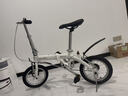 大行（DAHON） 412折叠自行车14英寸单速超轻迷你铝合金学生成人单车BYA412 白色 实拍图