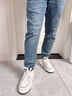 森馬（senma）男鞋2025秋冬新款青少年运动休闲国潮鞋子男士轻便小白鞋百搭板鞋 108白黑 41 实拍图