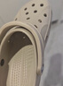 卡骆驰（CROCS）洞洞鞋贝雅男鞋女鞋轻便耐磨一脚蹬拖鞋休闲鞋|10126 白-100 41 /42(260mm) 实拍图