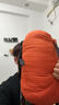 黑冰（BLACKICE）新款【B系列鸭绒木乃伊式羽绒睡袋】户外露营单人羽绒睡袋 橘色 B700 M码（新标准） 实拍图