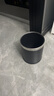 本迪不锈钢压圈垃圾桶15L大号黑色酒店带内桶双层烤漆阻燃金属垃圾桶 实拍图