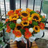冉子花坊鲜花速递同城配送向日葵混搭抱抱桶玫瑰送女友爱人生日礼物真鲜花 抱抱桶混搭 实拍图