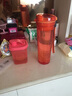 特百惠（Tupperware） 迷你纤巧壶 350ML彩色酵素果醋壶塑料水壶带刻度咖啡杯 350ml纤巧壶柔蜜粉-单个 实拍图