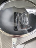 【抄低价高品质】不粘锅炒锅食品级不锈钢蜂窝炒锅电磁炉煤气灶用 单层钢单面屏【带盖】 32cm 实拍图