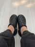 卡骆驰（CROCS）贝雅暖绒克骆格洞洞鞋|206633 黑/黑-060   40 (250mm)   实拍图