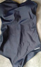 迪卡侬泳衣女连体三角抗氯游泳服显瘦大码泳装泡温泉深蓝4230021 实拍图