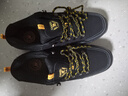 骆驼动感骆驼男鞋真皮户外登山鞋秋冬季男士休闲旅游鞋防滑耐磨徒步运动鞋 黑黄色633 43 实拍图