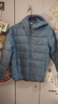 雪中飞童装儿童轻薄羽绒服男童新款中大童女童薄款外套冬 深雾蓝 160 实拍图