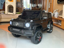 福儿宝奔驰授权大G儿童电动车玩具车可坐人四轮带遥控越野小孩宝宝送礼 四驱黑+减震器+后备箱+皮座+软胎 实拍图