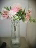 爱已装糖美姬手札花束康乃馨绣球北欧风绢花客厅摆件假花仿真花花瓶插花 实拍图