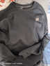 361°卫衣男装秋冬季长袖运动服休闲圆领宽松加绒上衣服652344801D-6 实拍图