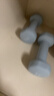 Keep 彩色浸塑哑铃 男女家用家庭健身肌肉塑形手臂轻重量紫灰色 3kg*2 实拍图