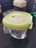 babycare婴儿辅食盒玻璃宝宝辅食保鲜工具便携防漏可蒸煮冷冻储存-青220ml 实拍图