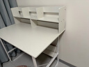 悦美妙电脑桌台式学生简易书桌书柜书架一体写字桌子家用办公学习桌 【店长主推-单桌款】暖白色100CM 实拍图