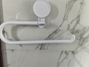 美丽雅吸盘厨房纸挂架免打孔纸巾架厨房置物架懒人抹布厨房卷纸架挂钩 实拍图