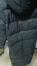 准者长款羽绒服男女情侣款春季新品鸭绒保暖防风加厚运动连帽外套 纯正黑 L (175) 实拍图
