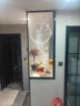 奶油风长虹玻璃半墙屏风卫生间干湿区洗手台简约现代艺术客厅隔断 长虹玻璃艺术画/ 每平方 实拍图