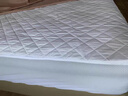 京东京造 悦柔夹棉床笠 120g加厚耐用磨毛A类床垫保护套 1.5米床 科技白 实拍图