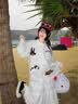 LDBE灰色小狗刺绣棒球服外套女2026新款秋季美式oversize宽松夹克上衣 白灰色【春秋薄款】 M 【80-100斤】 实拍图