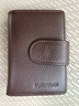 欧凡卡蒂大容量小卡包男士真皮卡片套多卡位银行卡卡夹女收纳证件包名片夹 咖啡色 实拍图