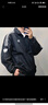 adidas休闲简约三条纹梭织立领夹克外套男装秋季阿迪达斯三叶草 黑色 (偏小，推荐买大1码)   2XL 实拍图