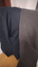 俊欣鸟秋冬厚款男士休闲裤中老年高腰宽松免烫商务长裤直筒爸爸男裤子 黑蓝+深灰【秋冬厚款】 32 码【2尺5腰围】 实拍图