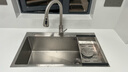 荣事达（Royalstar）水槽大单槽厨房0涂层304不锈钢蜂窝压纹洗菜盆一体盆台下洗碗槽E2 实拍图
