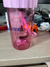 特百惠（Tupperware）雅致300ML塑料杯男女士学生儿童夏季水杯子户外便携口袋杯 柔蜜粉 实拍图