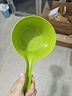 茶花（CHAHUA）塑料水瓢厨房浴室多用塑料水勺大号水瓢塑料水舀 新款绿【小号1.1L】 1只装 实拍图
