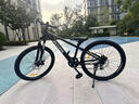 喜德盛（xds）小王子青少年铝合金山地自行车禧玛诺7速24英寸9-15岁学生单车童 黑/银24寸|建议身高135-155 禧玛诺7速 实拍图
