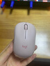 罗技（Logitech）M221轻音鼠标 无线鼠标 办公鼠标 对称鼠标 带无线微型接收器 茱萸粉 实拍图