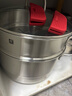 双立人（ZWILLING）蒸锅二层不锈钢汤锅蒸笼蒸格煲汤蒸鱼蒸馒头锅烹饪锅具大容量28cm 实拍图