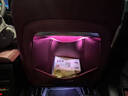 梦佑适用于宝马后排座椅防踢垫i3新3系5系x1x3ix3x5改装汽车内饰用品 新3系i3/X3ix3M标全包火山红 23-25款320li/325li/330Li 实拍图
