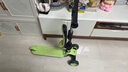 gb好孩子儿童滑板车1一3-6岁男女童可坐可骑二合一可折叠滑滑车 绿色SC1007-U104G【座椅可拆卸】 实拍图