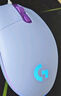 罗技（G）G102 有线游戏鼠标 淡紫色 RGB灯效 轻量化设计 吃鸡鼠标 赛博朋克 200-8000DPI 实拍图
