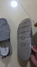 森达男鞋一脚蹬平底休闲鞋舒适透气布鞋男板鞋帆布鞋V7R13BM3 灰色 41 实拍图