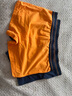 Schiesser舒雅男士内裤平角裤精梳棉Becover系列透气中腰2件装E5/20084T E5/20084T宝蓝+橘色 2条 XL 实拍图