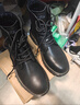 海澜之家HLA马丁靴男高帮秋冬工装鞋子男士靴子男HAAGZM4DAE411 黑色 40 实拍图