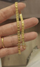 金至尊（3DG Jewellery）cool我999足金手链ins风个性百搭黄金手链送女友老婆生日礼物计价 金重7.32克（以实际克重多退少补） 实拍图