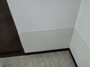 晴画防撞墙贴3D立体防水防潮卧室客厅自粘墙纸遮丑壁纸 亚麻白0.5*10m 实拍图
