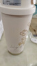 赛格仕铃兰保温陶瓷内胆便携咖啡杯随行杯2023新款女生高颜值吸管水杯子 铃兰500ml(陶瓷内胆） 500ml 500ml 实拍图